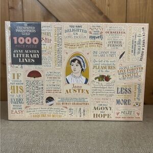 New in Box Jane Austin 1000 Pc Jigsaw Puzzle | Unemployed Philosophers Guild